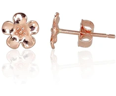 Diamond Sky Jewelry Auksiniai auskarai „Auksinė Gėlė X“