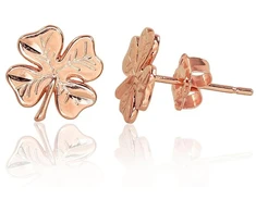 Diamond Sky Jewelry Auksiniai auskarai „Clover II“