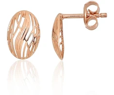 Diamond Sky Jewelry Auksiniai auskarai-vinukai „Elysia“