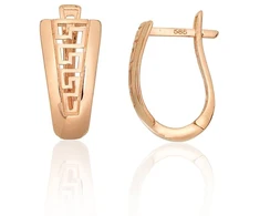 Diamond Sky Jewelry Auksiniai auskarai „Graikiški Motyvai“