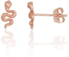 Diamond Sky Jewelry Auksiniai auskarai „Gyvatė“