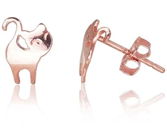Diamond Sky Jewelry Auksiniai auskarai-vinukai „Katė II“