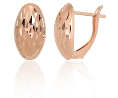 Diamond Sky Jewelry Auksiniai auskarai „Klasika XII“