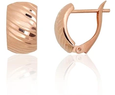 Diamond Sky Jewelry Auksiniai auskarai „Klasika VI“