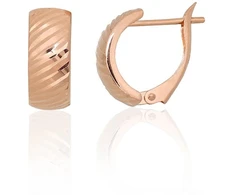 Diamond Sky Jewelry Auksiniai auskarai „Naujoji Klasika V“