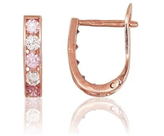 Diamond Sky Jewelry Auksiniai auskarai su cirkoniais „Confetti X“
