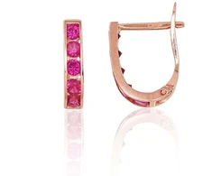 Diamond Sky Jewelry Auksiniai auskarai su cirkoniais „Confetti II“