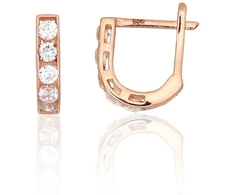 Diamond Sky Jewelry Auksiniai auskarai su cirkoniais „Confetti XXIX“