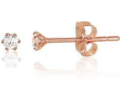 Diamond Sky Jewelry Auksiniai auskarai-vinukai su cirkoniais „Mažoji Princesė“