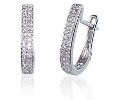 Diamond Sky Jewelry Auksiniai auskarai su deimantais „Joanna VI“