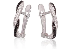 Diamond Sky Jewelry Auksiniai auskarai su deimantais „Roxana II“
