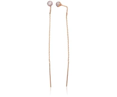 Diamond Sky Jewelry Auksiniai auskarai su cirkoniais „Natalie III“