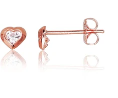 Diamond Sky Jewelry Auksiniai auskarai-vinukai su cirkoniais „Amor III“