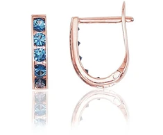 Diamond Sky Jewelry Auksiniai auskarai su cirkoniais „Konfeti XV“