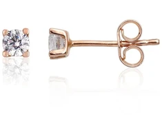 Diamond Sky Jewelry Auksiniai auskarai-vinukai su cirkoniais „Naujoji Klasika XI“