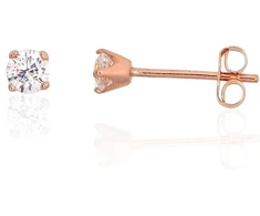 Diamond Sky Jewelry Auksiniai auskarai-vinukai su cirkoniais „Juno Gold XII“