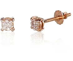 Diamond Sky Jewelry Auksiniai auskarai su deimantais „Bridget IV“