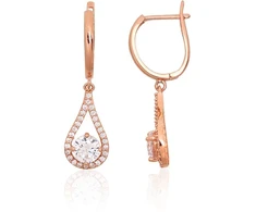 Diamond Sky Jewelry Auksiniai auskarai su cirkoniais „Vienna“