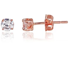 Diamond Sky Jewelry Auksiniai auskarai-vinukai su cirkoniais „Juno Gold“