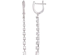 Diamond Sky Jewelry Auksiniai auskarai su deimantais „Nirrti II“