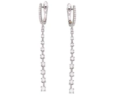 Diamond Sky Jewelry Auksiniai auskarai su deimantais „Nirrti II“
