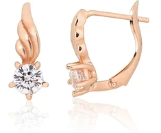 Diamond Sky Jewelry Auksiniai auskarai su cirkoniais „Juno Gold XIV“