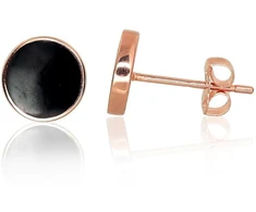 Diamond Sky Jewelry Auksiniai auskarai su plastiku „Eclipse III“