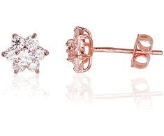 Diamond Sky Jewelry Auksiniai auskarai-vinukai su cirkoniais „Andromeda III“
