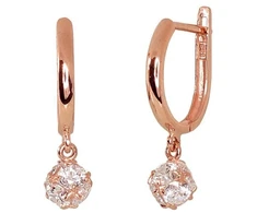 Diamond Sky Jewelry Auksiniai auskarai su cirkoniais „Rubicon“