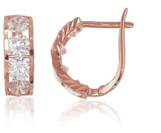 Diamond Sky Jewelry Auksiniai auskarai su cirkoniais „Werth“