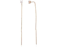 Diamond Sky Jewelry Auksiniai auskarai su cirkoniais „Natalie II“
