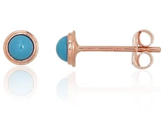 Diamond Sky Jewelry Auksiniai auskarai su turkiu „Kylie“