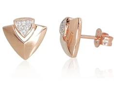 Diamond Sky Jewelry Auksiniai auskarai su deimantais „Melisandra III“