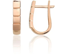 Diamond Sky Jewelry Auksiniai auskarai „Šviesos Geometrija“