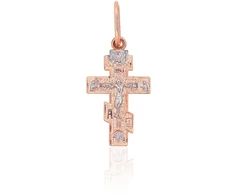 Diamond Sky Jewelry Auksinis kryželis „Išgelbėk ir Apsaugok VI“