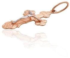 Diamond Sky Jewelry Auksinis kryželis „Išgelbėk ir Apsaugok XIX“