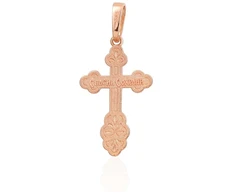 Diamond Sky Jewelry Auksinis kryželis „Išgelbėk ir Apsaugok VII“