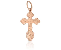 Diamond Sky Jewelry Auksinis kryželis „Išgelbėk ir Apsaugok XIX“