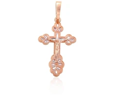 Diamond Sky Jewelry Auksinis kryželis „Išgelbėk ir Apsaugok VII“