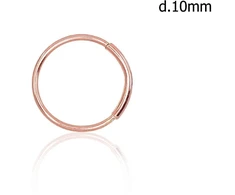Diamond Sky Jewelry Auksinis nosies auskaras „Rondo“