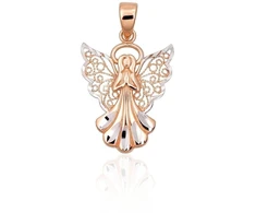 Diamond Sky Jewelry Auksinis pakabukas „Angel XVII“