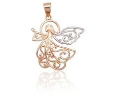 Diamond Sky Jewelry Auksinis pakabukas „Angel IV“