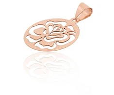 Diamond Sky Jewelry Auksinis pakabukas „Auksinė Rožė II“