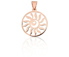 Diamond Sky Jewelry Auksinis pakabukas „Auksinė Saulė XIV“