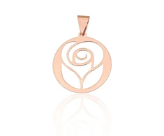Diamond Sky Jewelry Auksinis pakabukas „Auksinė Rožė III“