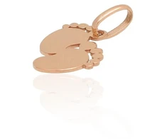 Diamond Sky Jewelry Auksinis pakabukas „Footprints XI“