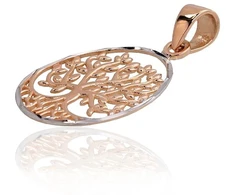 Diamond Sky Jewelry Auksinis pakabukas „Gyvybės medis XXIII“