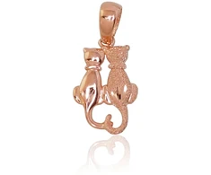 Diamond Sky Jewelry Auksinis pakabukas „Katė III“