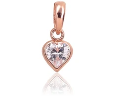 Diamond Sky Jewelry Auksinis pakabukas su cirkoniais „Amor XIV“