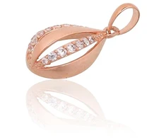 Diamond Sky Jewelry Auksinis pakabukas su cirkoniais „Princesės Ašara IV“
